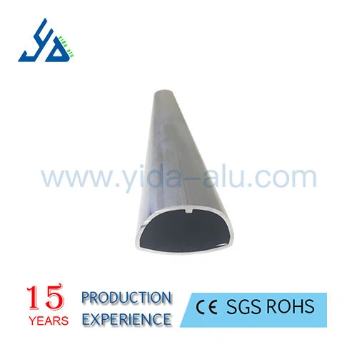 Alumínium félkerek cső